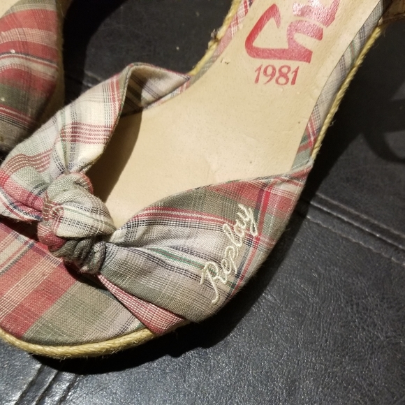 REPLAY Wedge Peep-toe Sandals (Size 9) - Picture 10 of 12
